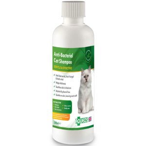 Aqueos Anti-Bacterial Cat Shampoo 200ml (Feline)