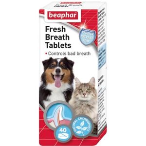 Beaphar Fresh Breath Tablets 40 Pack  (Canine/Feline)