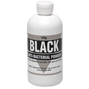 Battle Hayward & Bower Black Anti-Bacterial Powder 125g (Equine)