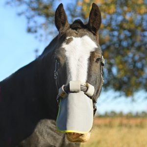 Equilibrium Field Relief Muzzle Protector Grey/Yellow (Equine)