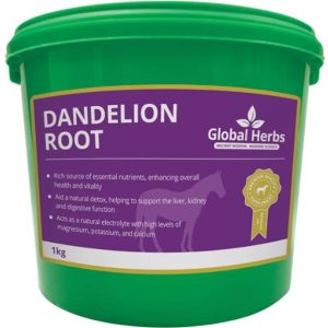 Global Herbs Dandelion Root 1kg (Equine)