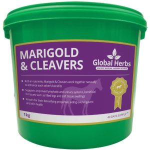 Global Herbs Marigold & Cleavers Mix 1kg (Equine)