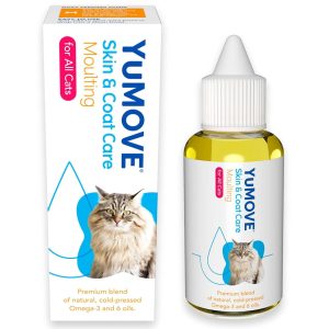 YuMOVE Skin & Coat Care Moulting for Cats 50ml - Formerly Lintbells YuDERM Moulting Cat (Feline)