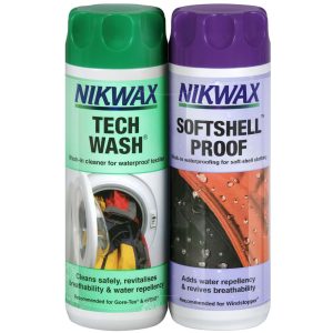 Nikwax Tech Wash/Softshell Proof Twin Pack 2x300ml (Human)