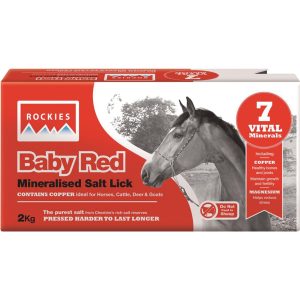 Rockies Baby Red Salt Lick 2kg (Equine)