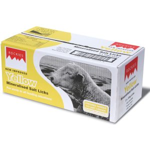 Rockies Yellow Mineralised Salt Lick 2 x 10kg (Farm)