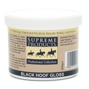 Supreme Products Professional Black Hoof Gloss 500g (Equine)