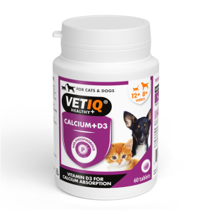 VetIQ Kalsium Plus Tablets 60 Tablets (Canine/Feline)