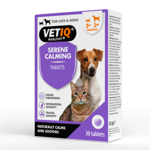 VetIQ Serene-UM Calming Tablets for Cats & Dogs 1-20kg (Canine/Feline)