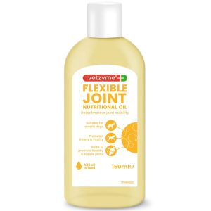 Vetzyme Flexible Joint Nutritional Oil for Dogs 150ml (Canine)