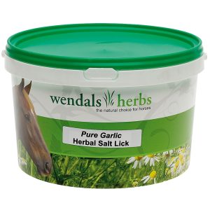 Wendals Herbs Pure Garlic Herbal Salt Lick 3.5kg (Equine)